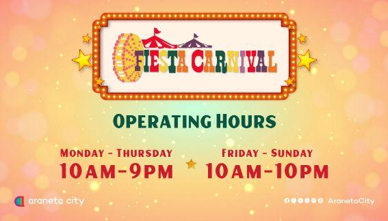 Fiesta Carnival Operating Hours