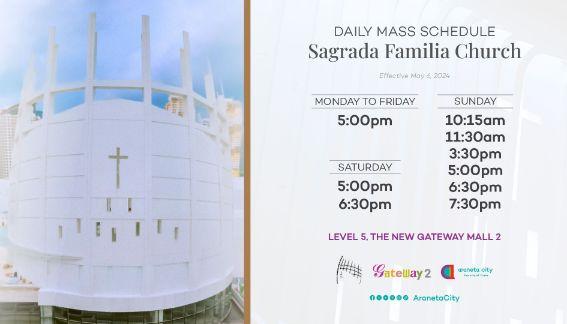 Sagrada Familia Church Schedule