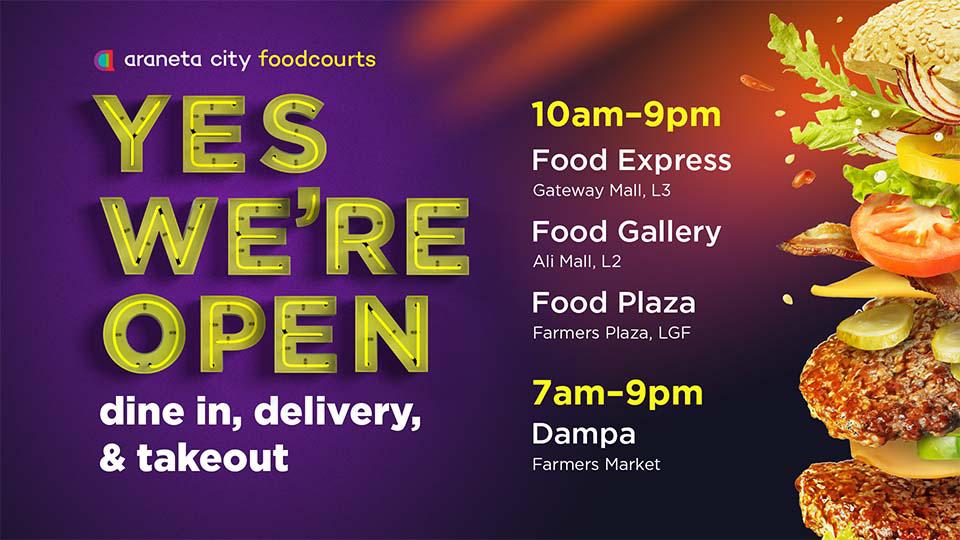 Araneta City Food Courts Opening