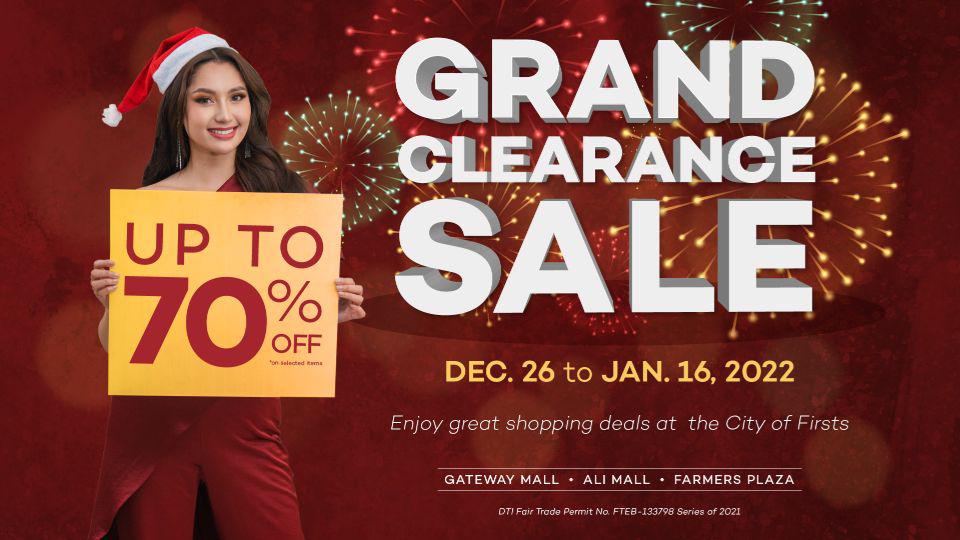 Grand Clearance Sale