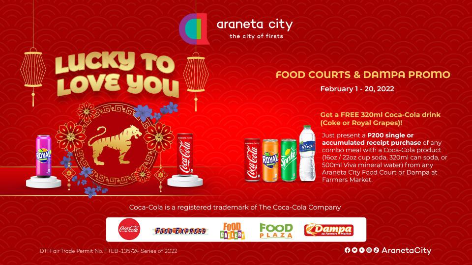 Lucky To Love You Foodcourt Promo