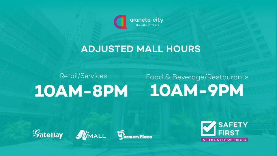 February Mall Hours Advisory