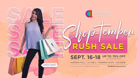 Shop-tember Rush Sale