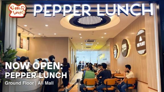 NOW OPEN: PEPPER LUNCH