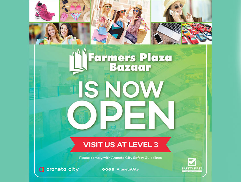 Araneta City reopens Farmers Plaza Bazaar