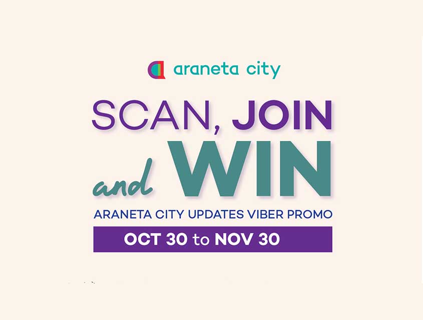 Scan, Join, and Win Via the Araneta City Viber community