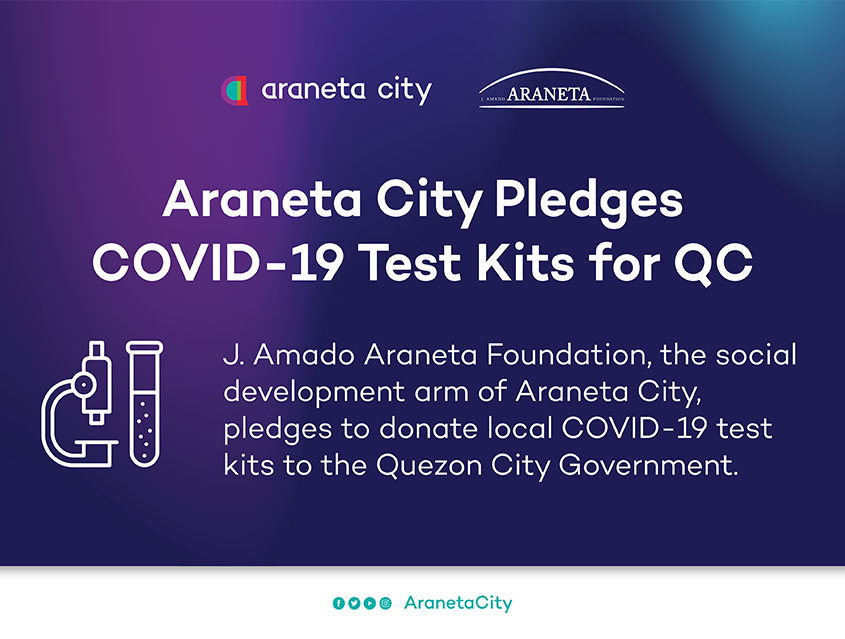 Araneta City Pledges COVID-19 Test Kits to QC Hospital