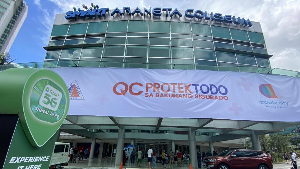 Smart Araneta Coliseum kicks off QC mega vaccination program