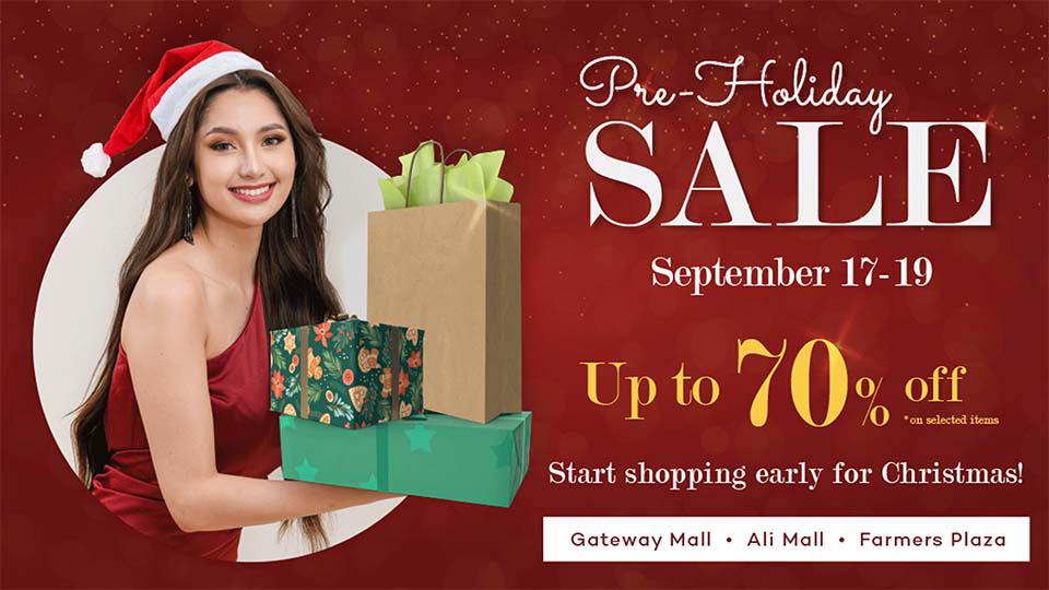 Enjoy a pre-Christmas treat with Araneta City&#039;s Pre-Holiday Sale