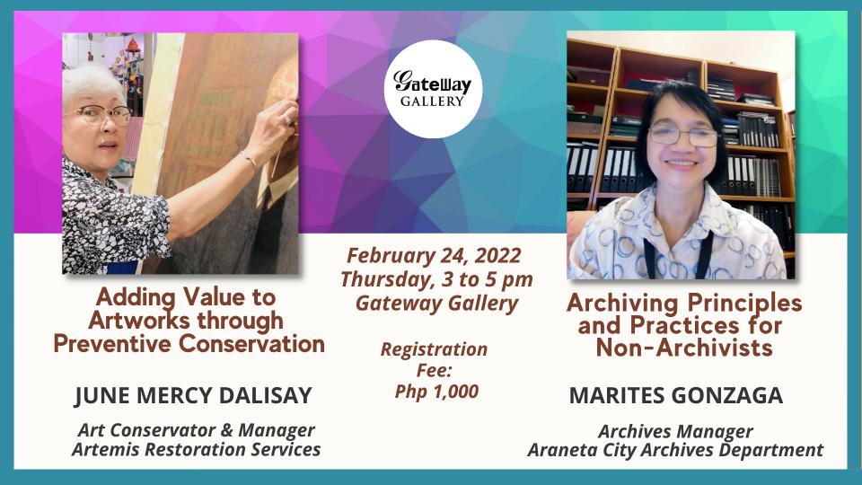 Gateway Gallery to discuss conservation and archiving at Arts Month Talks