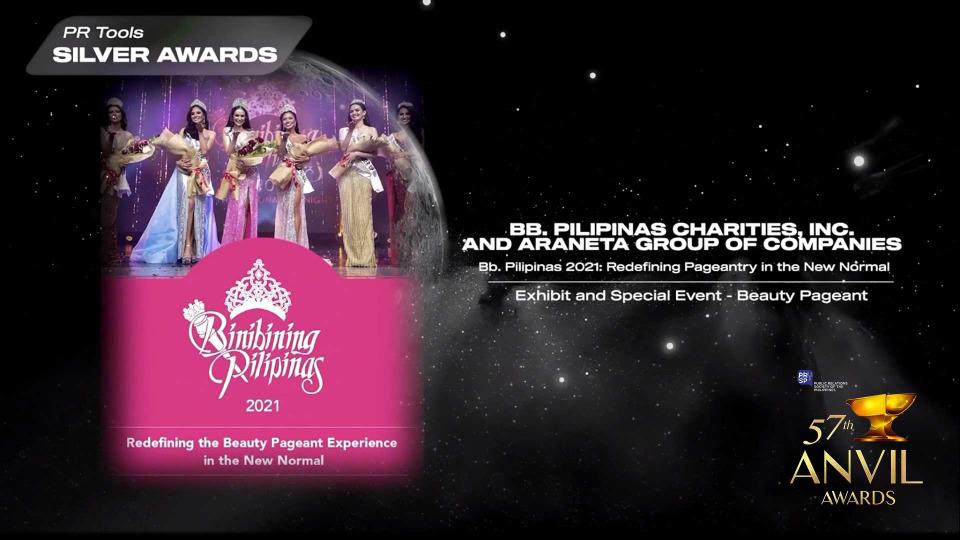 Araneta Group, BPCI bag Anvil award for 2021 Bb Pilipinas