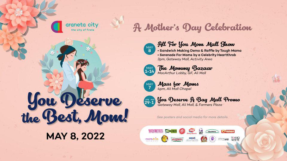 Make Mother’s Day more memorable at Araneta City