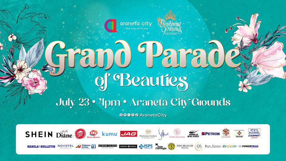 Araneta City will turn festive once again as it marks the return of the highly-anticipated Grand Parade of Beauties!