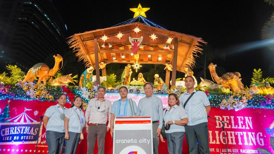 Araneta City keeps Christmas bright with traditional Belen lighting