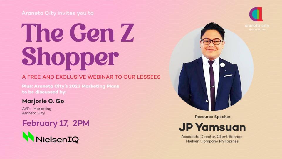 Araneta City holds webinar on Gen Zs as consumers of the future