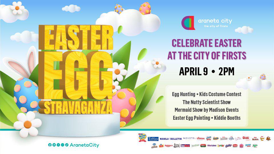Hop into an egg-stravagant Easter fun at Araneta City 