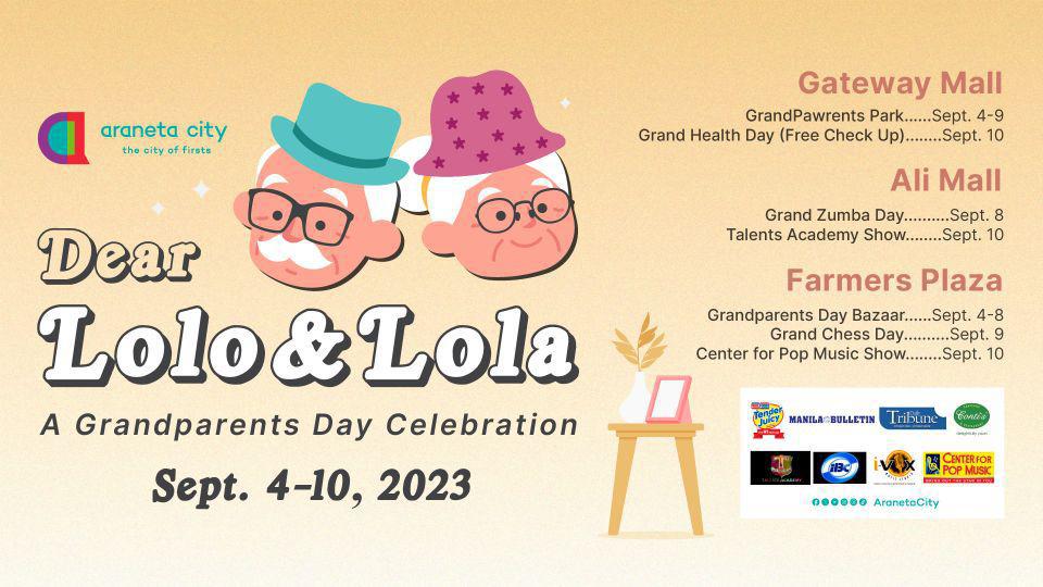 Celebrate Grandparents&#039; Day in style at Araneta City