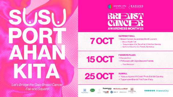 Araneta City, Kasuso Foundation team up for breast cancer awareness 
