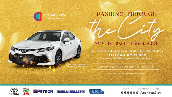Dash your way to a cool hybrid car this Christmas at Araneta City 