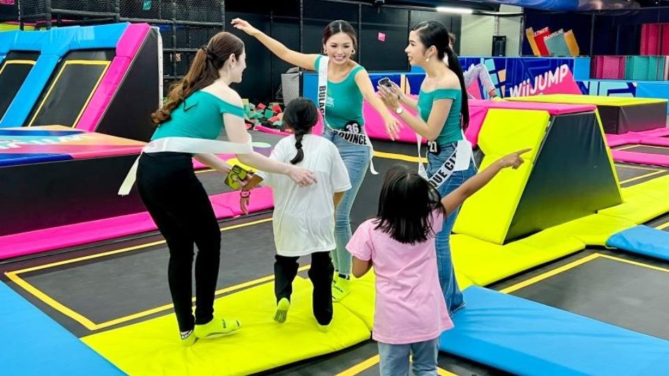 60th Binibining Pilipinas bets enjoy day with Childhope Foundation at Fiesta Carnival 