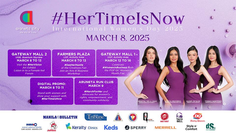 Celebrating #HerTimeIsNow at Araneta City