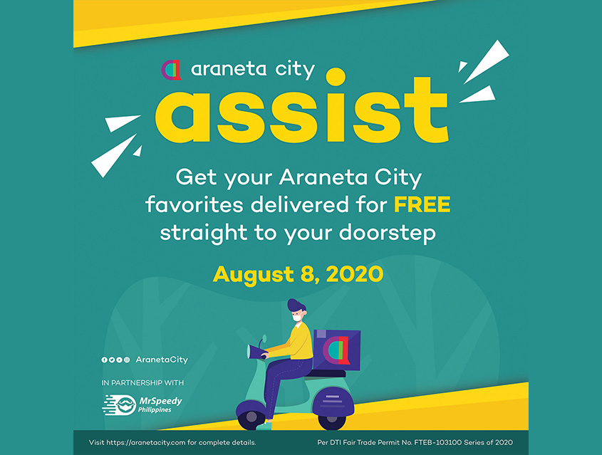 &#039;Araneta City Assist&#039; offers one-day free delivery of online purchases