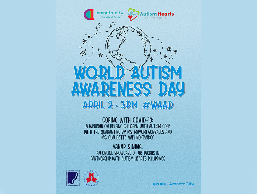Araneta City hosts online celebration of World Autism Awareness Day 2020
