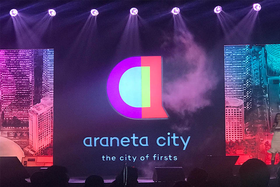 Araneta City’s new logo and brand unveiled Tuesday at the Novotel Manila. 