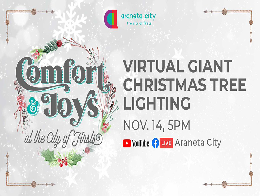 Araneta City brings holiday cheer online with giant Christmas tree lighting
