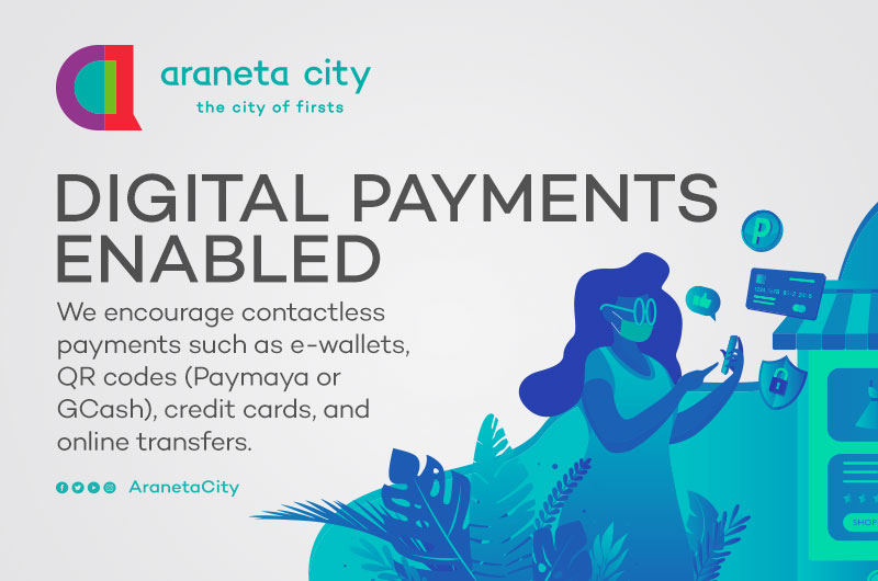 Araneta City promotes contactless payments