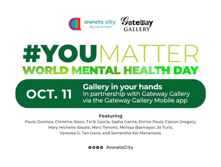 Artists join Araneta City’s #YouMatter campaign via Gateway Gallery Pocket Museum